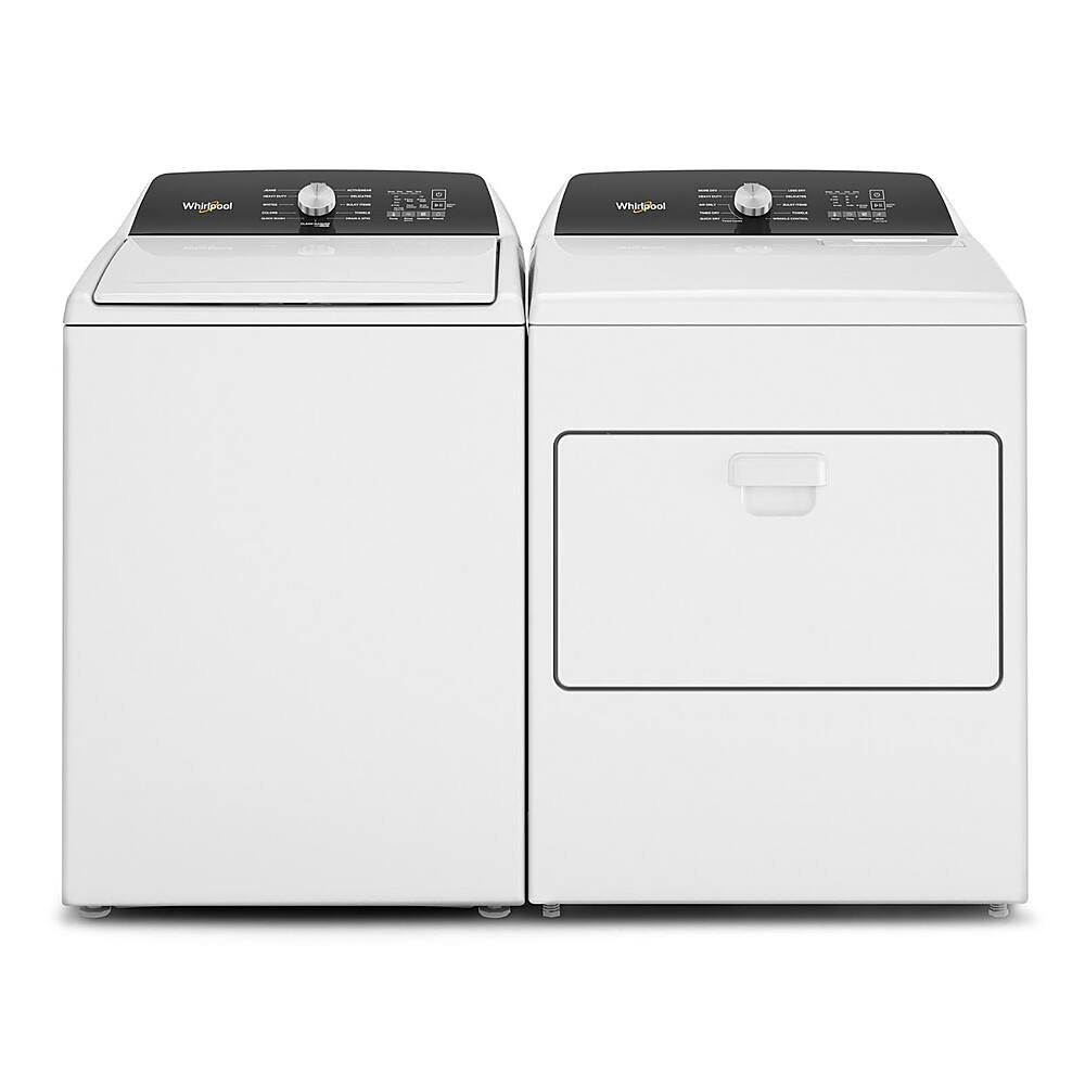 Alt View 14. Whirlpool - 7 Cu. Ft. Electric Dryer with Moisture Sensing - White.