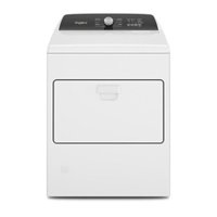 Whirlpool - 7.0 Cu. Ft. Gas Dryer with Moisture Sensing - White - Front_Zoom