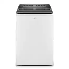 Whirlpool - 5.2-5.3 Cu. Ft. Smart Top Load Washer with 2 in 1 Removable Agitator - White