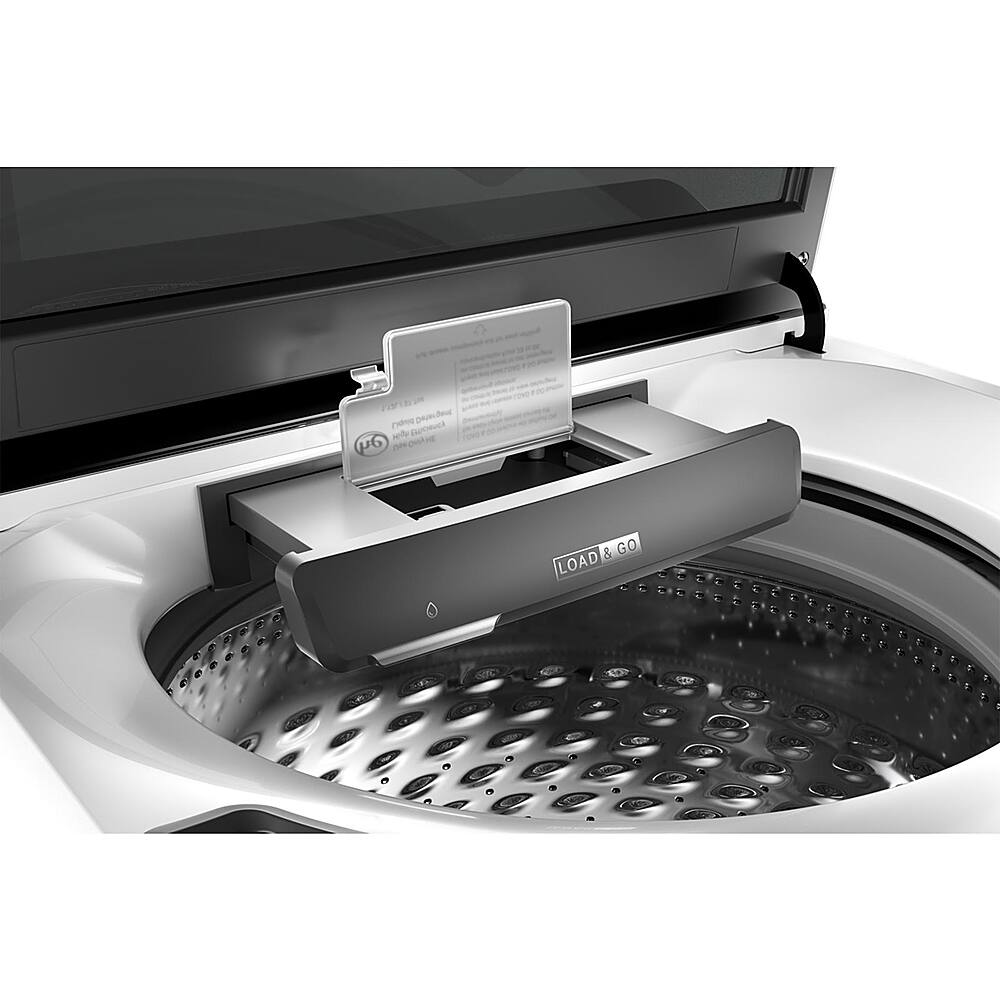 Alt View 16. Whirlpool - 5.2-5.3 Cu. Ft. Smart Top Load Washer with 2 in 1 Removable Agitator - White.