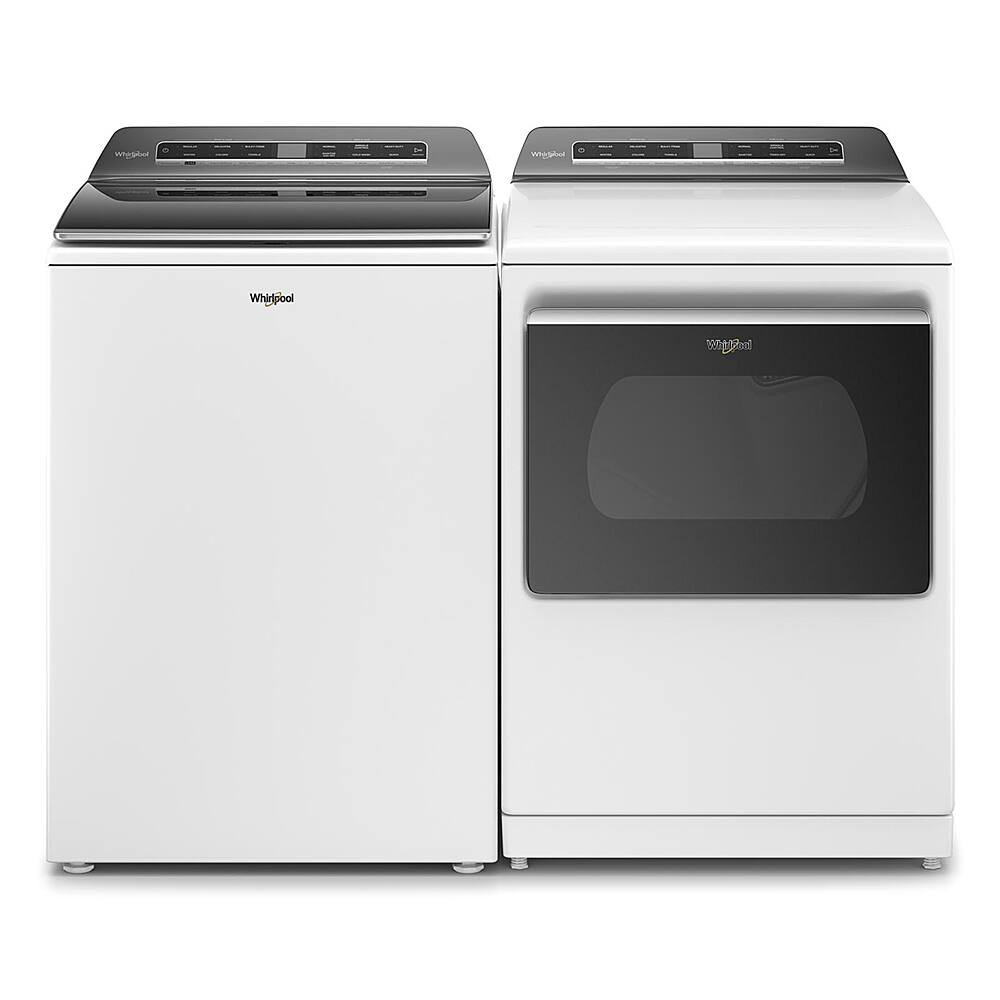 Alt View 17. Whirlpool - 5.2-5.3 Cu. Ft. Smart Top Load Washer with 2 in 1 Removable Agitator - White.