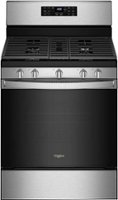 Whirlpool - 5.0 Cu. Ft. Gas Range with Air Fry for Frozen Foods - Stainless Steel - Front_Zoom
