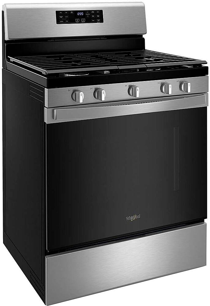 Alt View 11. Whirlpool - 5.0 Cu. Ft. Gas Range with Air Fry for Frozen Foods - Stainless Steel.