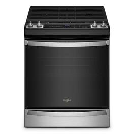 Whirlpool - 5.8 Cu. Ft. Freestanding Gas True Convection Range with Air Fry for Frozen Foods - Stainless Steel