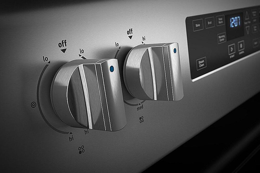 Alt View 19. Maytag - 5.3 Cu. Ft. Electric Range - Stainless Steel.
