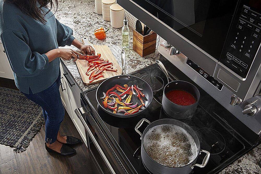 Alt View 23. Maytag - 5.3 Cu. Ft. Electric Range - Stainless Steel.