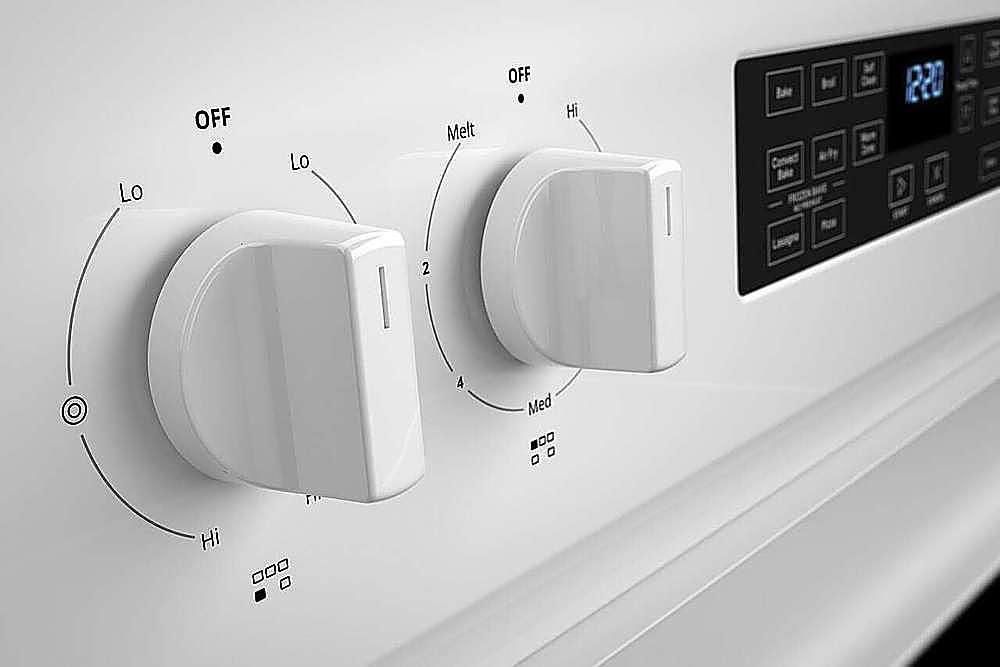 Alt View 20. Whirlpool - 5.3 Cu. Ft. Freestanding Electric Convection Range with Air Fry - White.