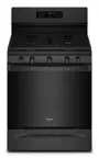 Front. Whirlpool - 5.0 Cu. Ft. Gas Range with Air Fry for Frozen Foods - Black.