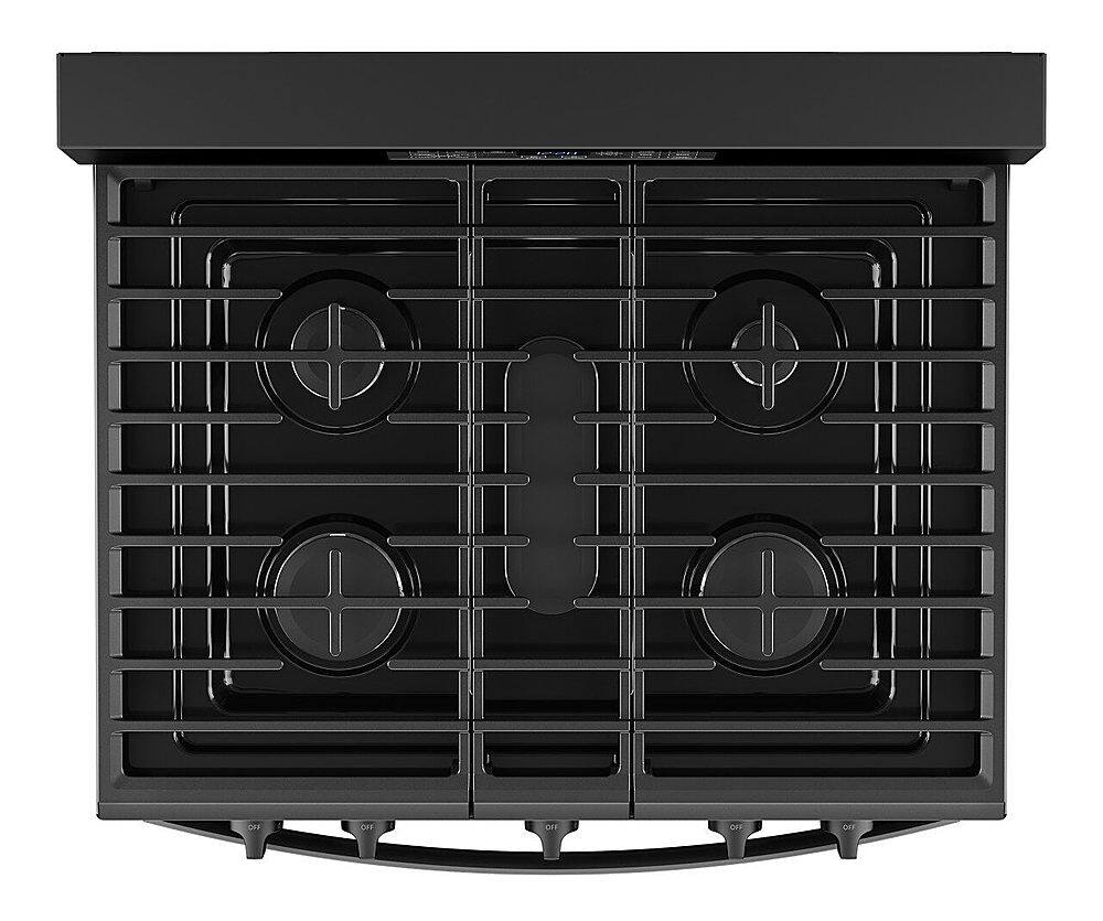 Alt View 13. Whirlpool - 5.0 Cu. Ft. Gas Range with Air Fry for Frozen Foods - Black.