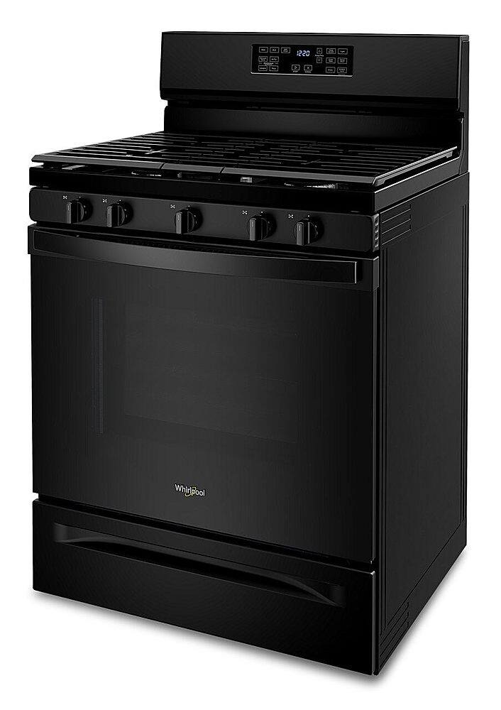 Alt View 14. Whirlpool - 5.0 Cu. Ft. Gas Range with Air Fry for Frozen Foods - Black.