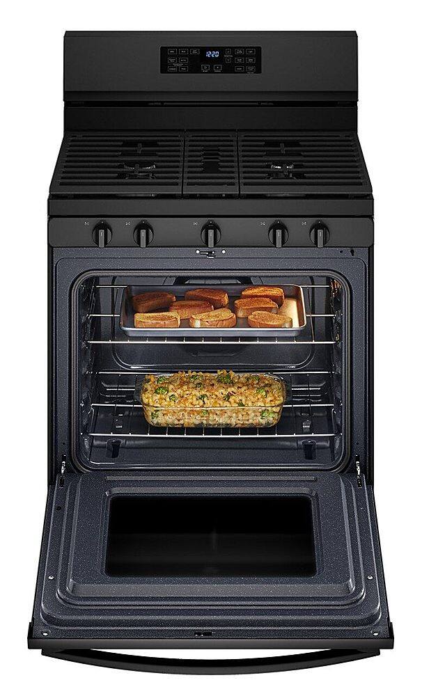 Alt View 2. Whirlpool - 5.0 Cu. Ft. Gas Range with Air Fry for Frozen Foods - Black.
