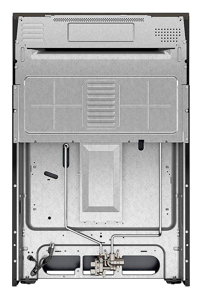 Alt View 15. Whirlpool - 5.0 Cu. Ft. Gas Burner Range with Air Fry for Frozen Foods - Black stainless steel.
