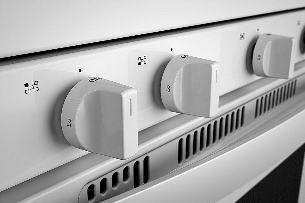 Alt View 19. Whirlpool - 5.0 Cu. Ft. Gas Burner Range with Air Fry for Frozen Foods - White.