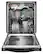 Alt View 2. Whirlpool - 24" Top Control Built-In Dishwasher with Stainless Steel Tub, Large Capacity & 3rd Rack, 47 dBA - Black stainless steel.
