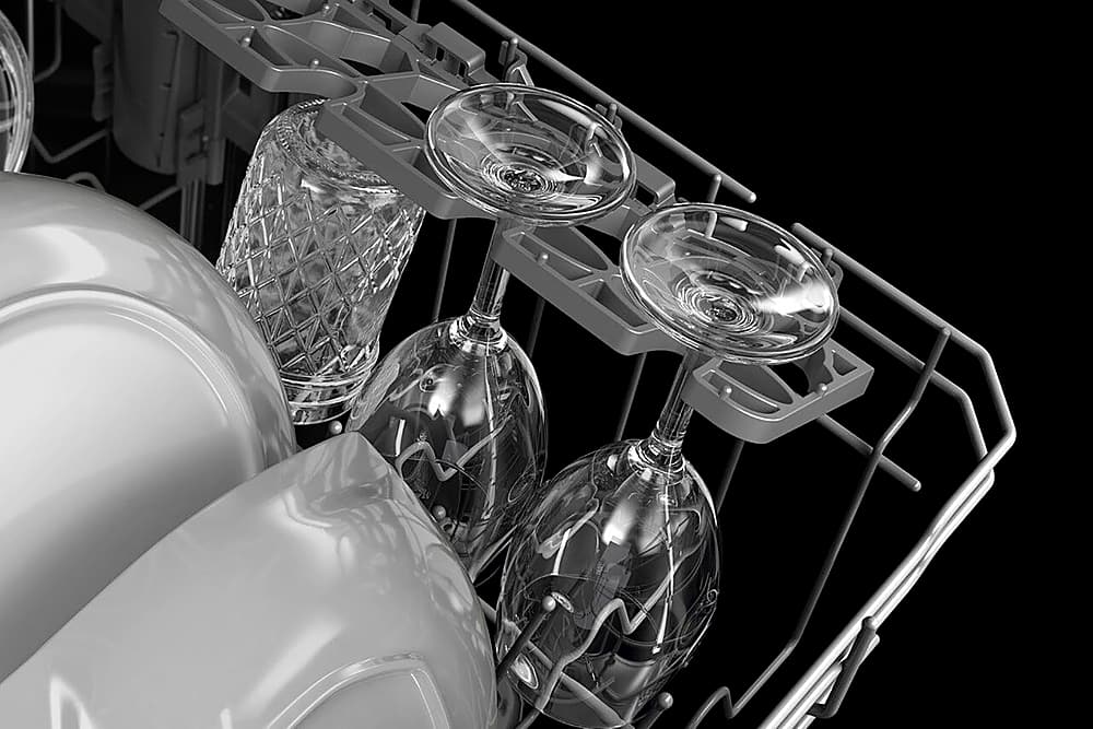 Alt View 28. KitchenAid - 24" Front Control Built-In Dishwasher with Stainless Steel Tub, ProWash, 47 dBA - Stainless Steel.