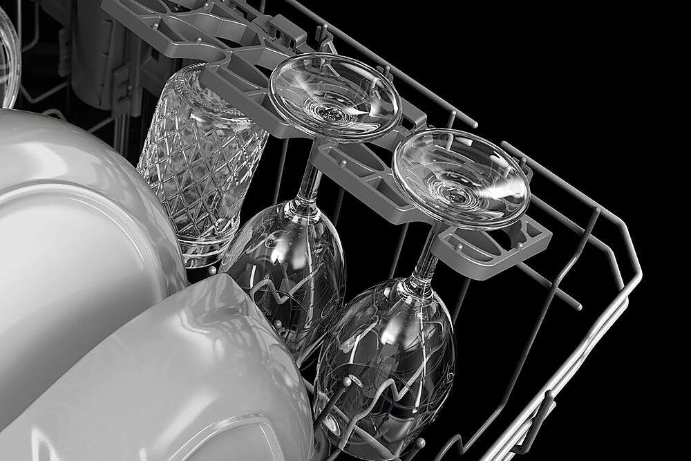 Alt View 28. KitchenAid - 24" Front Control Built-In Dishwasher with Stainless Steel Tub, ProWash, 47 dBA - Stainless Steel.