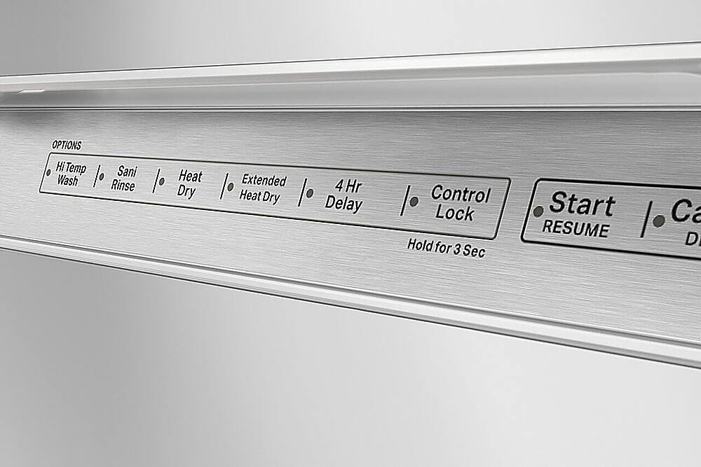 Alt View 22. KitchenAid - 24" Front Control Built-In Dishwasher with Stainless Steel Tub, ProWash, 47 dBA - White.