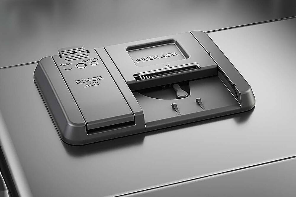 Alt View 23. KitchenAid - 24" Front Control Built-In Dishwasher with Stainless Steel Tub, ProWash, 47 dBA - White.