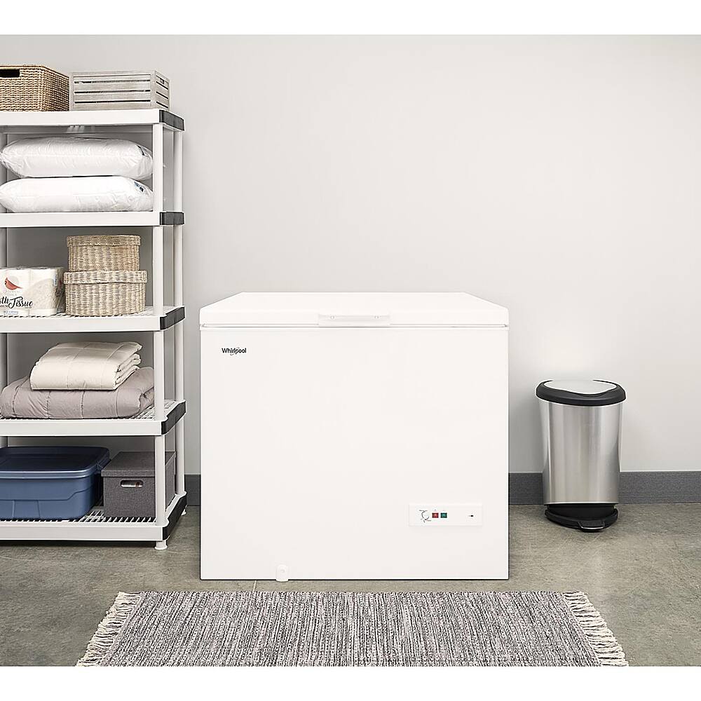 Alt View 21. Whirlpool - 9 Cu. Ft. Convertible Freezer to Refrigerator with Baskets - White.
