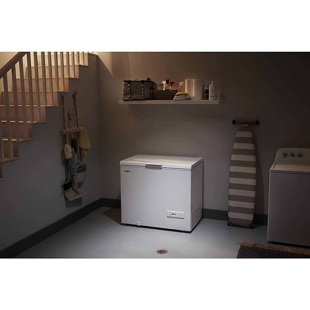 Alt View 22. Whirlpool - 9 Cu. Ft. Convertible Freezer to Refrigerator with Baskets - White.