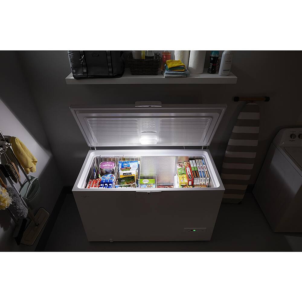 Alt View 16. Whirlpool - 16 Cu. Ft. Chest Freezer with Basket - White.