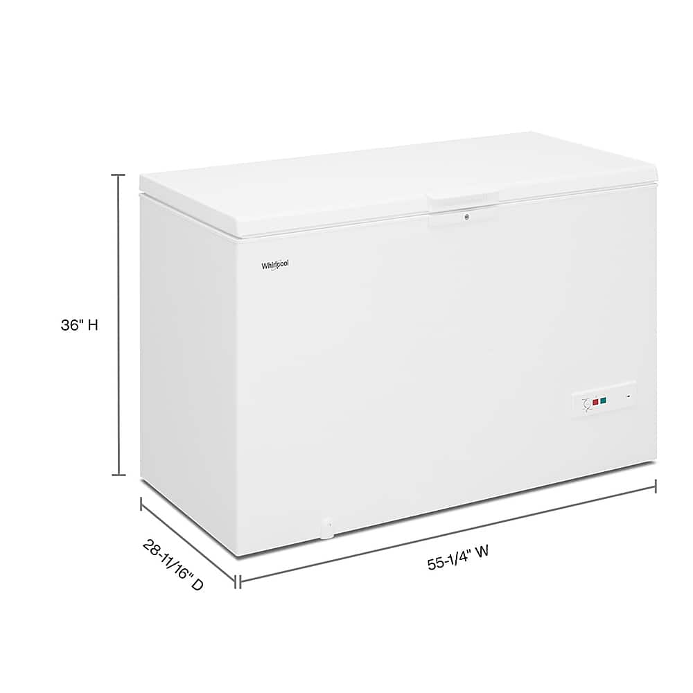 Alt View 1. Whirlpool - 16 Cu. Ft. Chest Freezer with Basket - White.