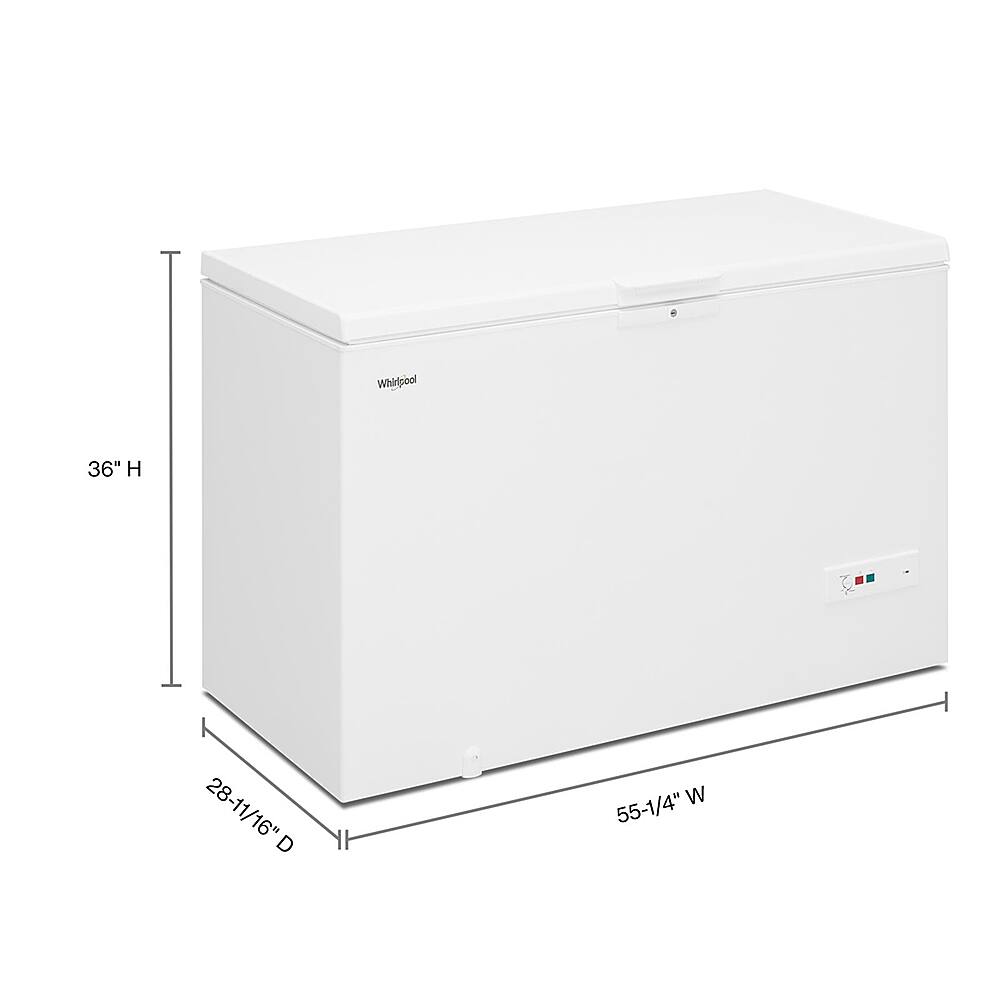 Alt View 1. Whirlpool - 16 Cu. Ft. Chest Freezer with Basket - White.