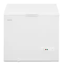Amana - 9 Cu. Ft. Chest Freezer with Basket - White - Front_Zoom