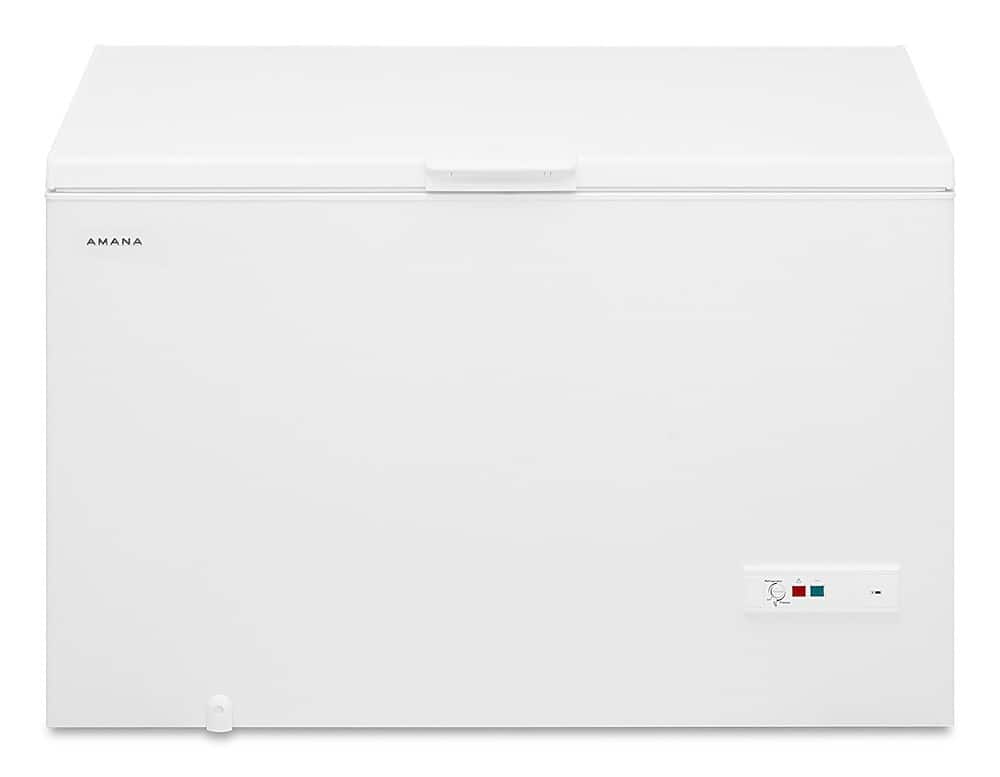 Amana - 16 Cu. Ft. Chest Freezer with Basket - White - Front_Zoom