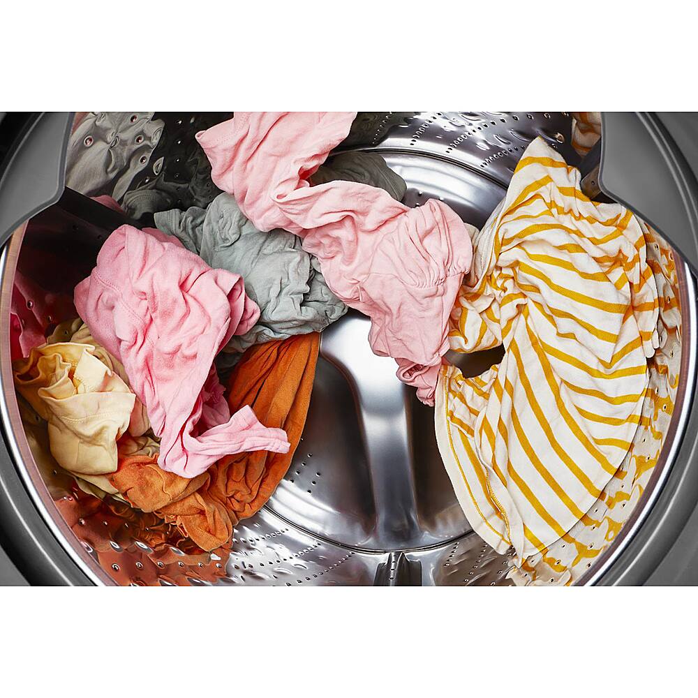 Alt View 13. Whirlpool - 4.5 Cu. Ft. High-Efficiency Stackable Front Load Washer with Steam and Tumble Fresh - White.