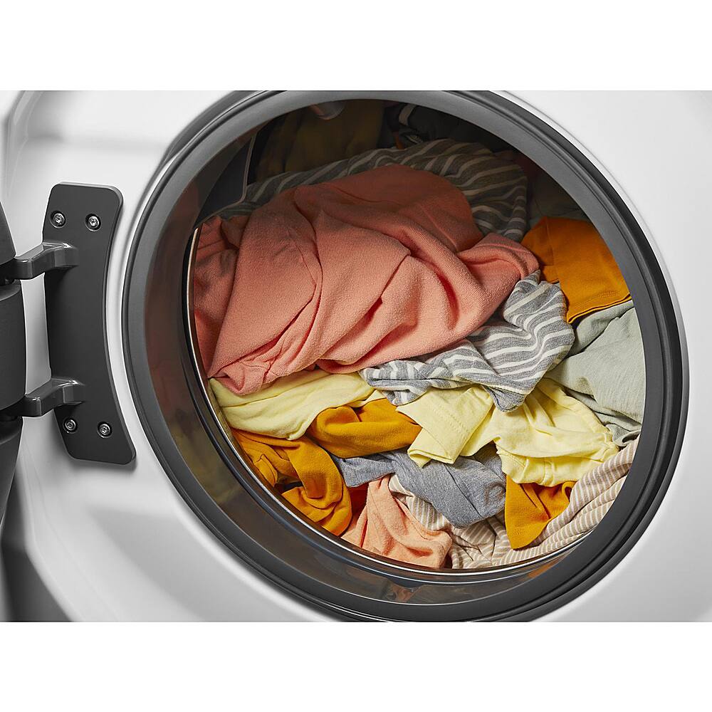 Alt View 14. Whirlpool - 4.5 Cu. Ft. High-Efficiency Stackable Front Load Washer with Steam and Tumble Fresh - White.