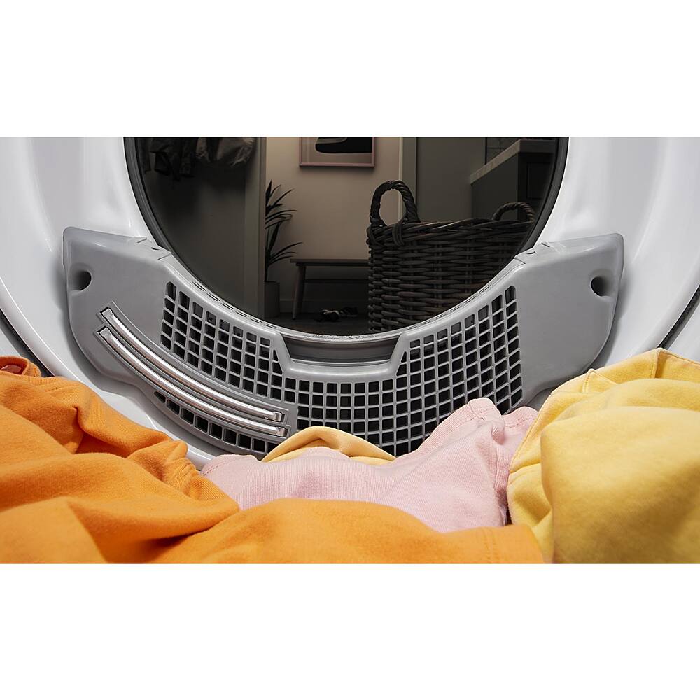 Alt View 11. Whirlpool - 7.4 Cu. Ft. Stackable Electric Dryer with Wrinkle Shield - Chrome Shadow.
