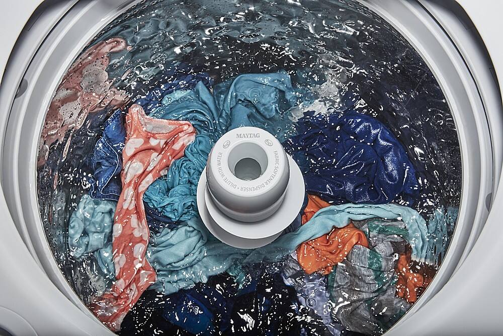 Alt View 17. Maytag - 4.5 Cu. Ft. High Efficiency Top Load Washer with Deep Fill - White.