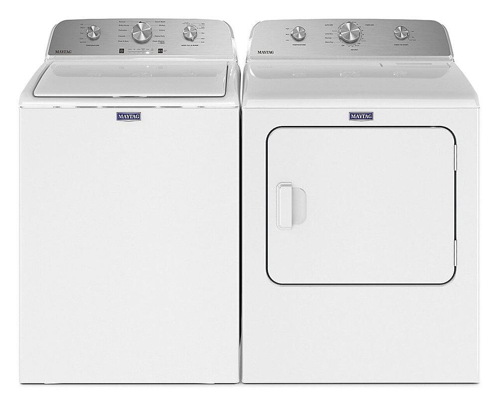 Alt View 19. Maytag - 4.5 Cu. Ft. High Efficiency Top Load Washer with Deep Fill - White.