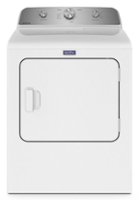 Maytag - 7.0 Cu. Ft. Electric Dryer with Wrinkle Prevent - White - Front_Zoom