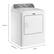 Alt View 2. Maytag - 7.0 Cu. Ft. Electric Dryer with Wrinkle Prevent - White.