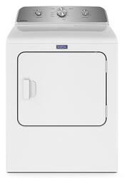 Maytag - 7.0 Cu. Ft. Gas Dryer with Wrinkle Prevent - White - Front_Zoom