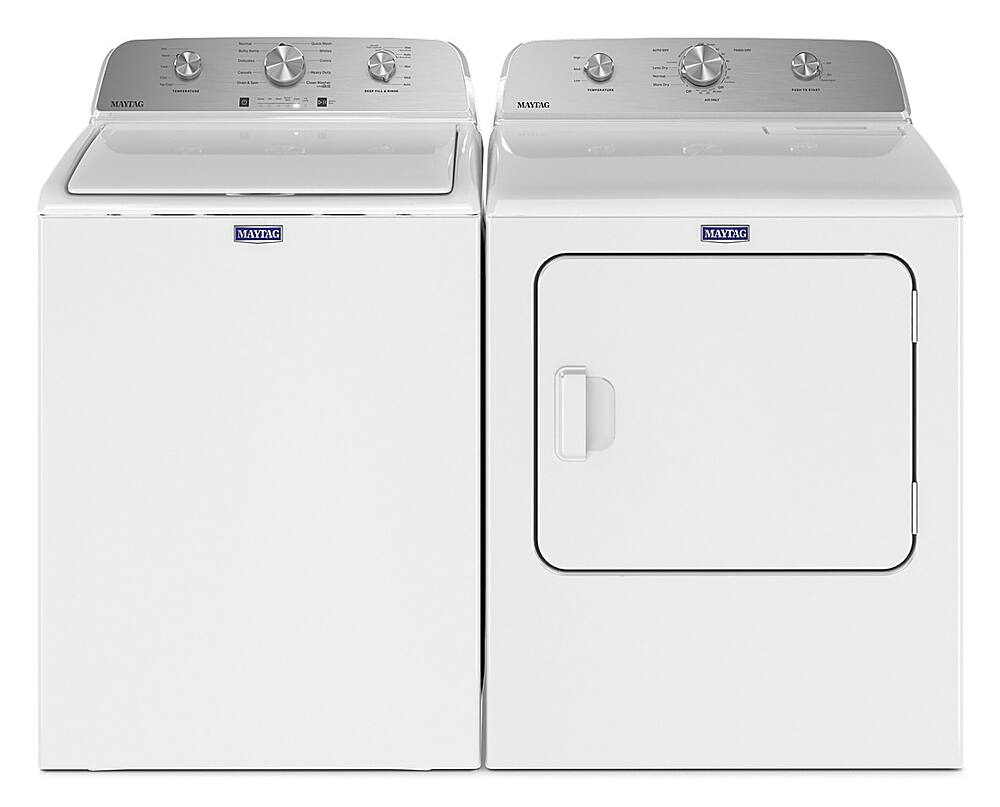 Alt View 14. Maytag - 7.0 Cu. Ft. Gas Dryer with Wrinkle Prevent - White.