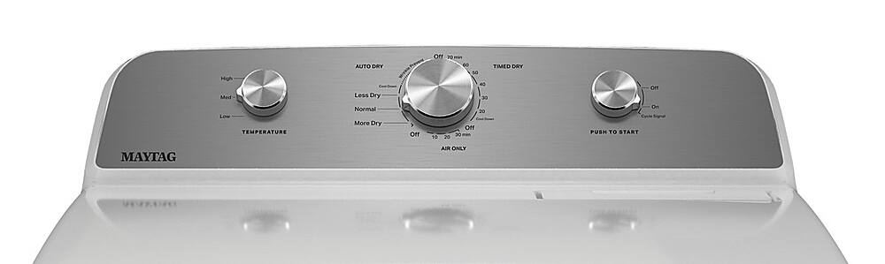 Alt View 1. Maytag - 7.0 Cu. Ft. Gas Dryer with Wrinkle Prevent - White.