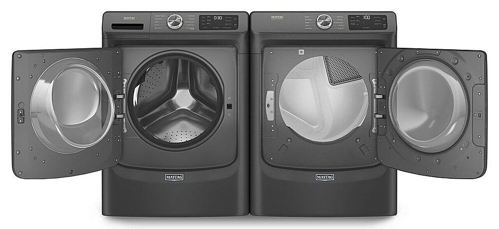 Alt View 13. Maytag - 7.3 Cu. Ft. Gas Dryer with Extra Power Button - Volcano Black.