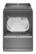 Alt View 13. Whirlpool - 7.4 Cu. Ft. Smart Gas Dryer with Steam and Advanced Moisture Sensing - Chrome Shadow.