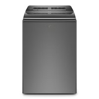 Whirlpool - 5.2 Cu. Ft. High Efficiency Smart Top Load Washer with 2 in 1 Removable Agitator - Chrome Shadow - Front_Zoom