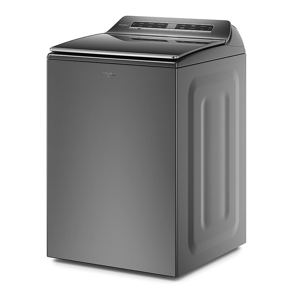 Alt View 11. Whirlpool - 5.2 Cu. Ft. High Efficiency Smart Top Load Washer with 2 in 1 Removable Agitator - Chrome Shadow.