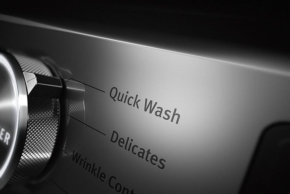 Alt View 12. Maytag - 4.5 Cu. Ft. High-Efficiency Stackable Front Load Washer with Steam and Fresh Spin - Volcano Black.