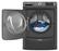 Alt View 6. Maytag - 4.5 Cu. Ft. High-Efficiency Stackable Front Load Washer with Steam and Fresh Spin - Volcano Black.