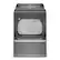 Alt View 3. Whirlpool - 7.4 Cu. Ft. Smart Electric Dryer with Steam and Advanced Moisture Sensing - Chrome Shadow.