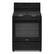 Front. Whirlpool - 5.1 Cu. Ft. Freestanding Gas Range with Broiler Drawer - Black.