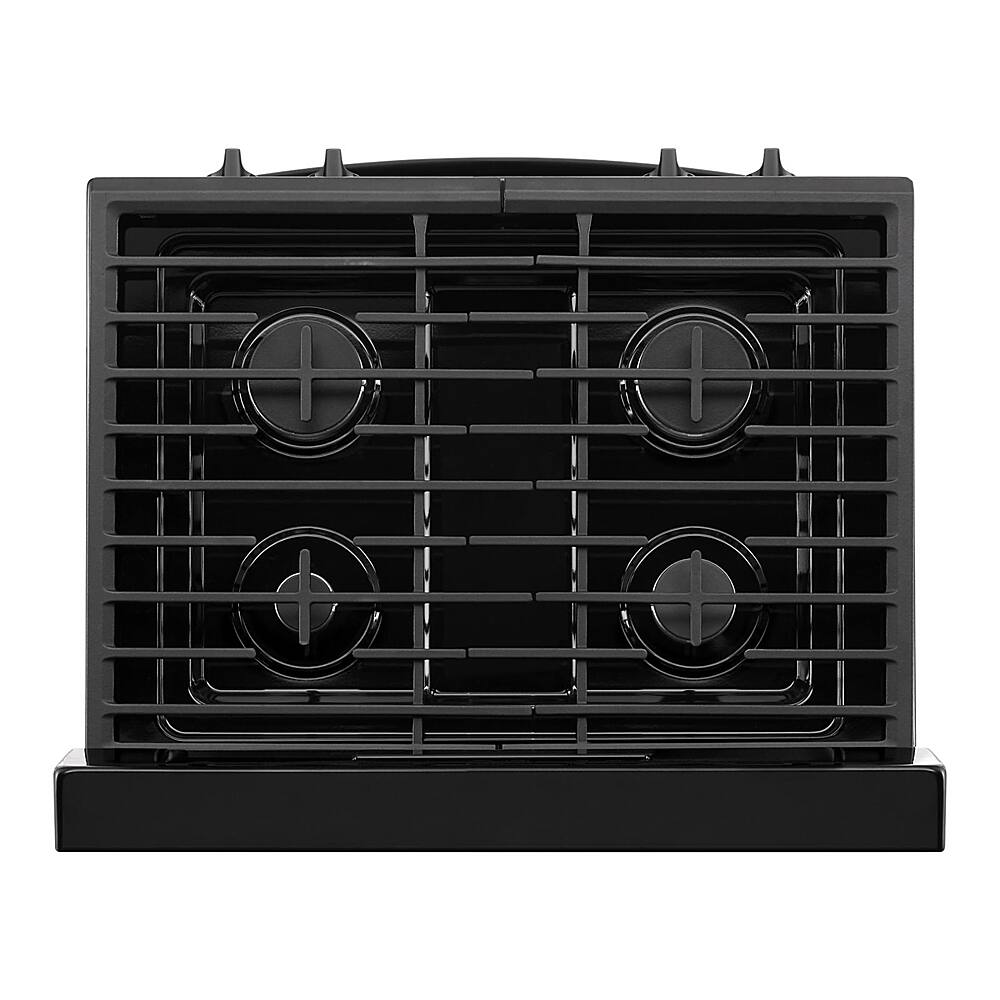 Alt View 11. Whirlpool - 5.1 Cu. Ft. Freestanding Gas Range with Broiler Drawer - Black.