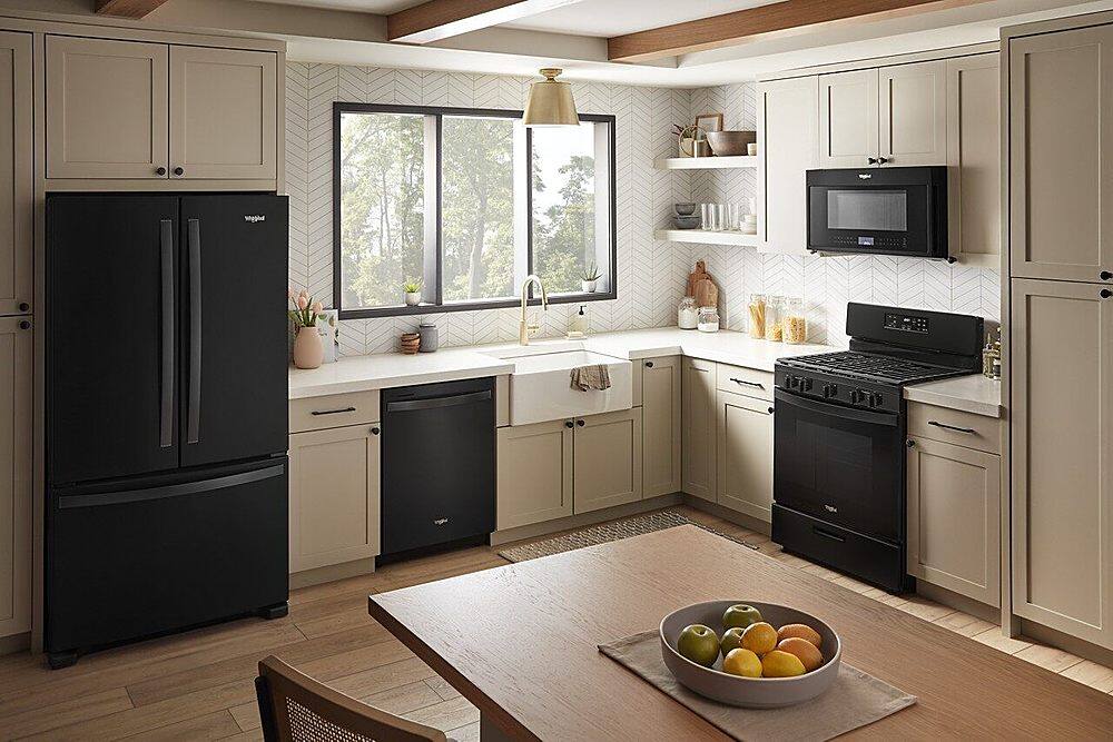 Alt View 21. Whirlpool - 5.1 Cu. Ft. Freestanding Gas Range with Broiler Drawer - Black.