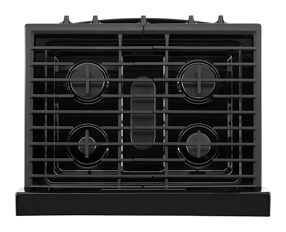Alt View 11. Whirlpool - 5.1 Cu. Ft. Freestanding Gas Range with Edge to Edge Cooktop - Black.